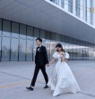 郑州婚纱摄影哪家好，郑州婚纱照中的街拍风